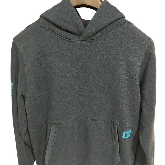 Under Armour Hooded Pullover Sweatshirt Size XL Loose Fit Graphic Sleeves - Picture 1 of 7
